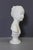 Stone Bust of Young Woman Marie Louise Brongniart in Carrara Marble, 1900 For Sale - Image 7 of 13