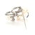 1990s Mikimoto Estate Akoya Pearl Brooch Sterling Silver For Sale - Image 9 of 11