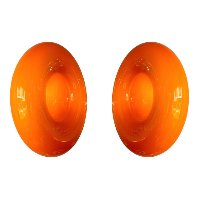 Contemporary Pair of Murano Glass Candy Sconces. Italy, 2010s For Sale