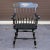 Vintage Ethan Allen Early American Black & Gold Stenciled Armchair Hitchcock Style For Sale - Image 12 of 12