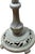 Vintage 1920s Spanish Revival Barley Twist Cast Iron Bridge Floor Lamp For Sale - Image 11 of 14
