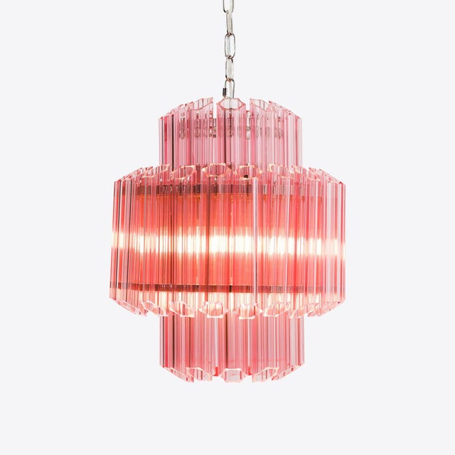 Pink Piccolo Palermo Chandelier from Pure White Lines For Sale - Image 10 of 11