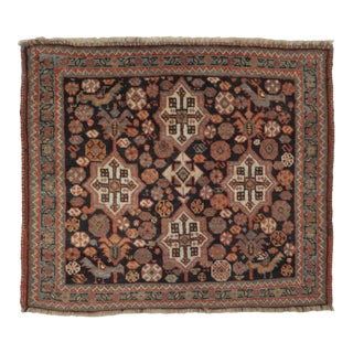 Antique Persian Farahan Gift-Sized Square Rug by Rug & Kilim, 1920-1929 For Sale