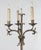 Early 20th Century Early 20th Century Victorian Brass Foliate Candelabra Floor Lamp For Sale - Image 5 of 9