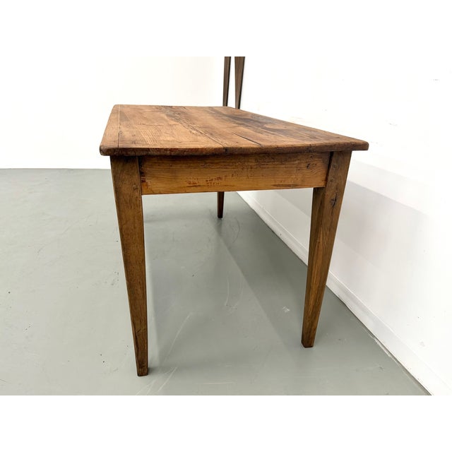 Pine Farmhouse Table, 1950s For Sale - Image 9 of 18