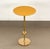 Iconic side table made in full brass and painted glass top in yellow color. Designed in the 1940s by Osvaldo Borsani and...