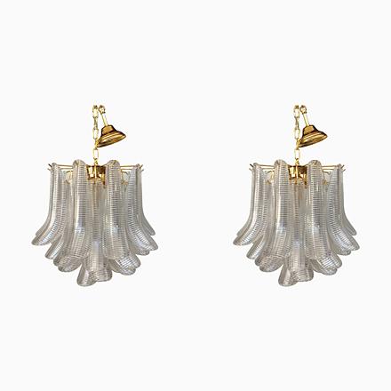 Murano Glass Selle Chandeliers by Simoeng, Set of 2 For Sale - Image 10 of 10