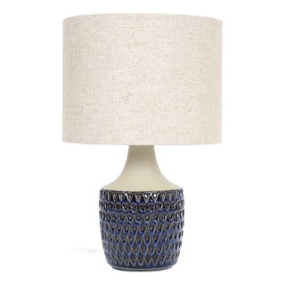 Danish Handmade Ceramic Table Lamp from Søholm, 1960s For Sale