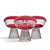 Warren Platner for Knoll Mid Century Dining Chairs - Set of 4 Each chair measures: 27.25 wide x 21.5 deep x 29.5 inches...