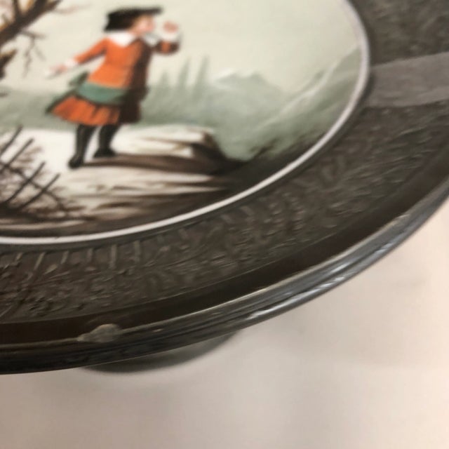 Antique Renaissance Revival Calling Card Receiver For Sale - Image 6 of 10