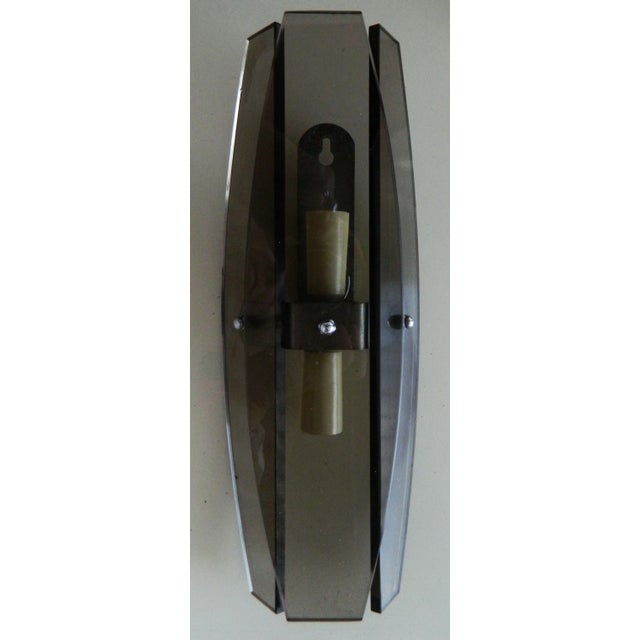 1970s Vintage Fontana Arte Style Sconces - Pair For Sale - Image 5 of 12