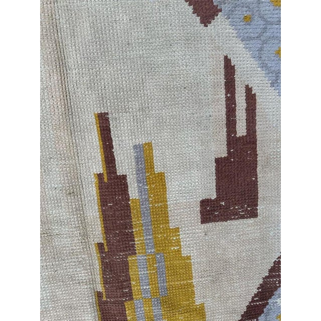 Art Deco French Rug by Cransac, 1930s For Sale - Image 11 of 18
