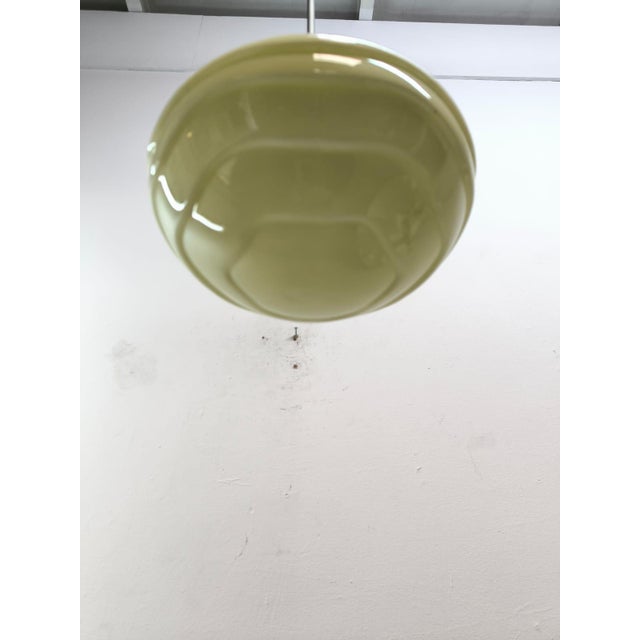 Glass and Metal Pendant, 1930s For Sale - Image 4 of 11