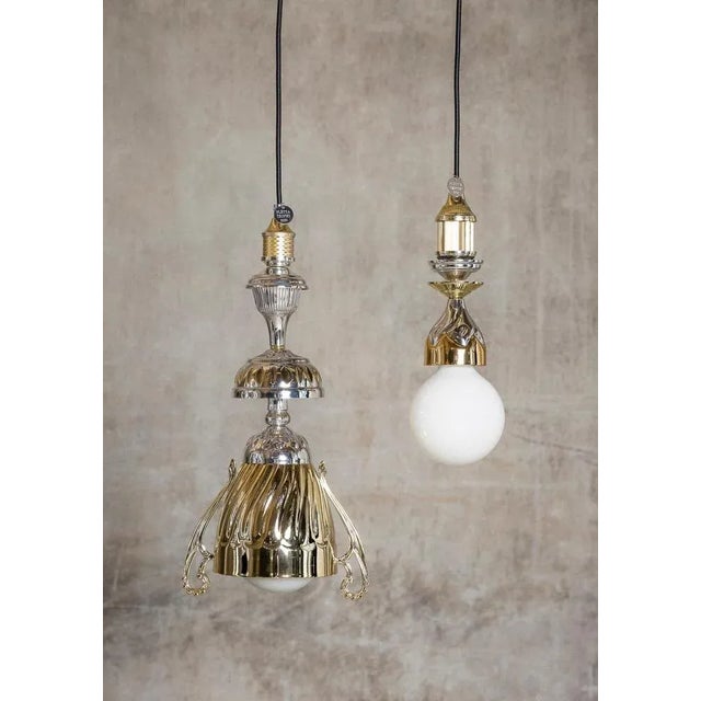 Contemporary Gold and Silver L5 Light by Flétta For Sale - Image 3 of 5