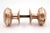 Antique 1870s Polished Brass Vernacular Door Knob Set For Sale - Image 4 of 7