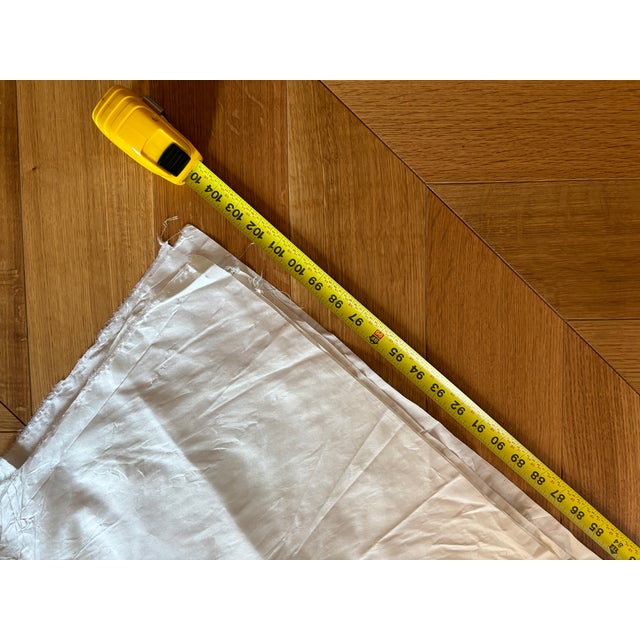 Custom White, Pink & Blue Silk Dip Dye Fabric Panels- 9 Pieces For Sale In New York - Image 6 of 7