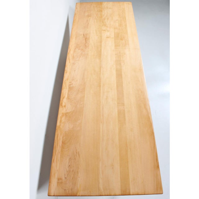 Paul McCobb Planner Group Natural Finish Maple Bench, Coffee Table, 1950's For Sale - Image 11 of 12