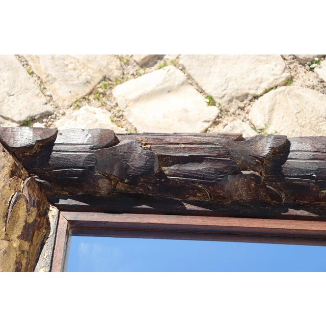 18th Century Carved and Gold Leaf Baroque Wall Mirror, Portuguese For Sale - Image 6 of 12