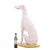 Italian Italian Majolica Statue of a Borsoi Dog, C. 1950 For Sale - Image 3 of 4