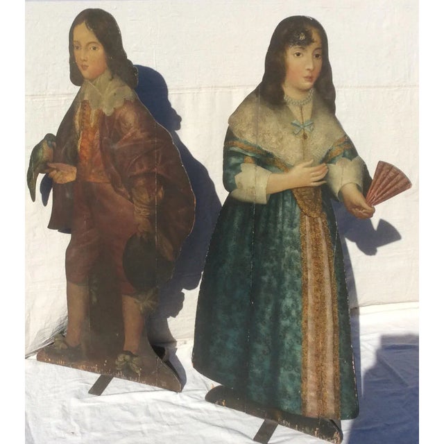 Neoclassical Antique English Oak Dummy Boards - a Pair For Sale - Image 3 of 11