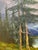 Late 20th Century D. Hill Mount Rainier Landscape Oil Painting, Vintage For Sale - Image 5 of 12