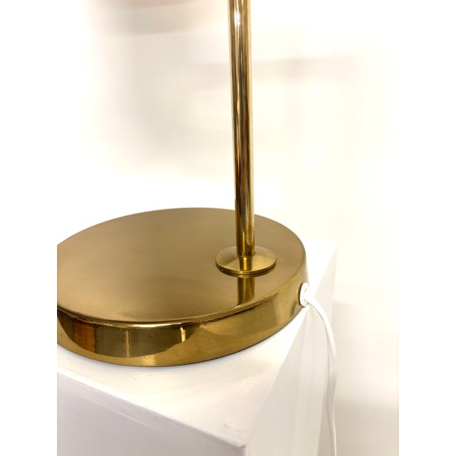 Gold Scandinavian Model B075 Brass Table Lamp by Eje Ahlgren for Bergboms, 1960s For Sale - Image 8 of 12