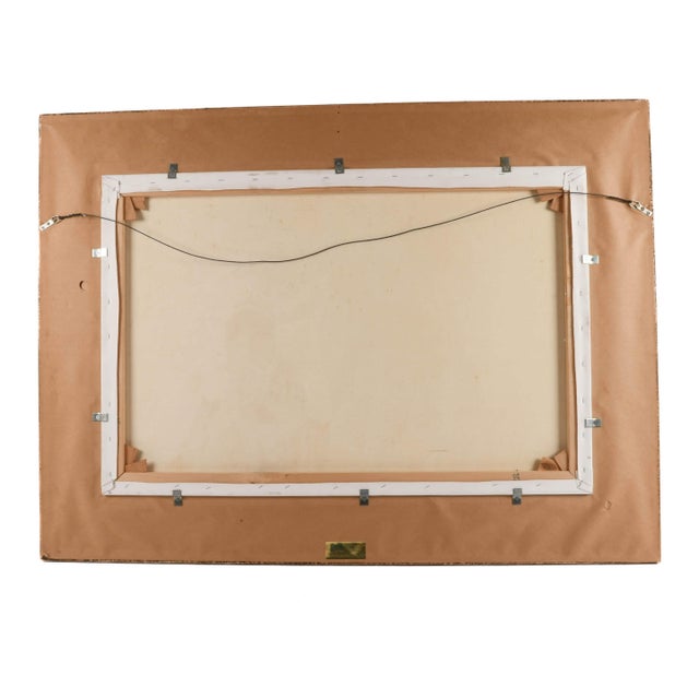 Framed Signed Oil on Canvas Polo Player Painting For Sale In Greensboro - Image 6 of 14