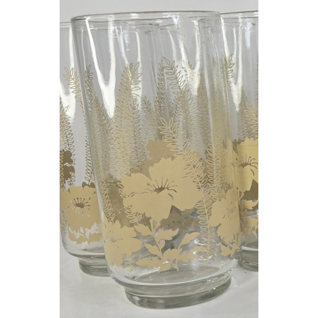 Boho Chic 1970s Boho Floral Tumblers - Set of Eight For Sale - Image 3 of 12