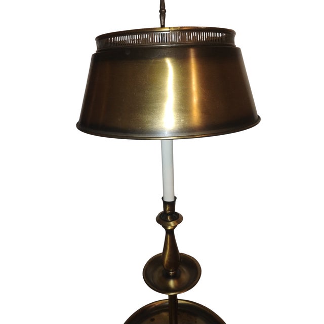 Underwriters Laboratories 1980s Elevate Your Space With the Classic Brass Tray Floor Lamp For Sale - Image 4 of 9