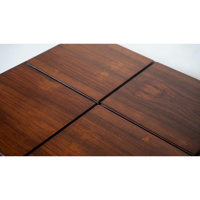 Brown Mid-Century Modern Coffee Table attributed to Carlo Hauner for Forma, Italy, 1960s For Sale - Image 8 of 10