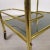 Vintage Gold Brass Bar Cart, 1960s For Sale - Image 15 of 17