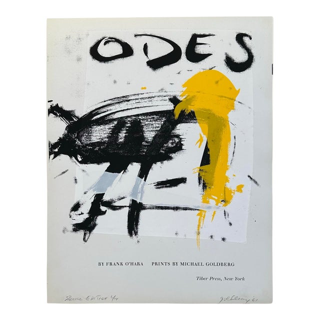 Michael Goldberg Odes Series, Color Lithograph, Special Deluxe Edition, 1961 For Sale