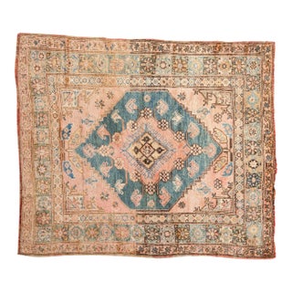 Vintage Anatolian Square Rug - 4'5" X 4'11" For Sale