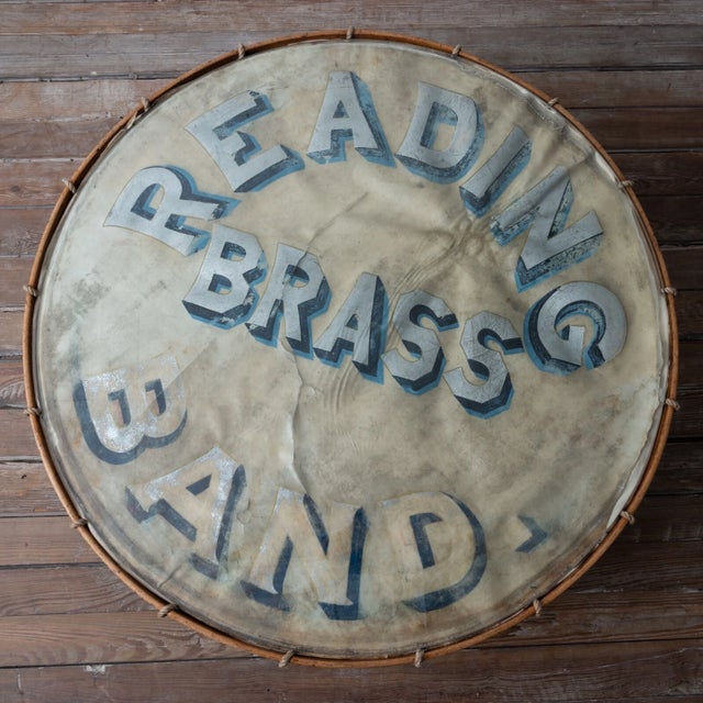 j.b. Treat "Reading Brass Band" Drum, C. 1860 For Sale - Image 4 of 6
