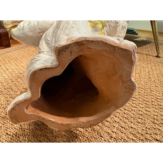 1960s Italian Glazed Terracotta Monkey Sculpture For Sale - Image 11 of 12