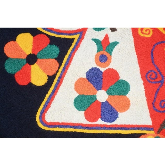 Vintage Wayuu Rug with Indigenous Guajiro Textile Art, Rogelio Gozab Egua, 1970s For Sale - Image 4 of 10