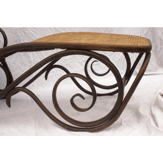 Wood Bentwood Reclining Daybed from Gebrüder Thonet,1890s For Sale - Image 7 of 18