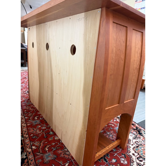 Simply Amish Aspen Open Sideboard For Sale - Image 12 of 12