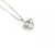 Contemporary Bliss Special Moments Diamond Teddy Bear Face 18k White Gold Pendant For Sale - Image 3 of 5