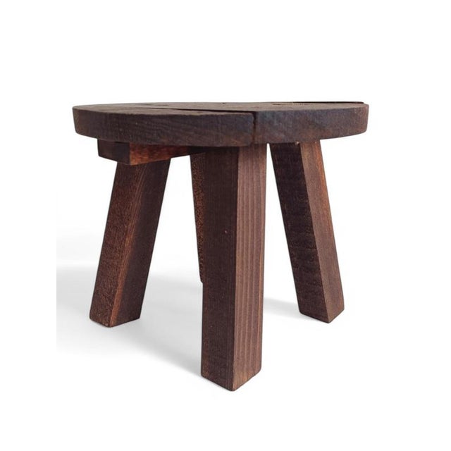 French Wooden Stool For Sale - Image 9 of 16
