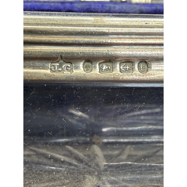 19th Century 19th Century Rosewood Vanity Box W/Sterling Silver Accents Likely John Gough For Sale - Image 5 of 18