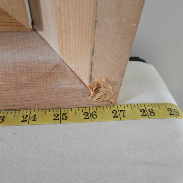 Paint Vintage Carole Gerst Textured Floral Art Impasto Oil Painting Framed in Light Wood Signed For Sale - Image 7 of 16