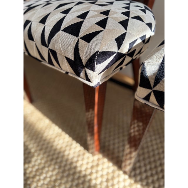 Ralph Lauren Set of Six Ralph Lauren “Modern Hollywood” Mahogany Dining Chairs For Sale - Image 4 of 16