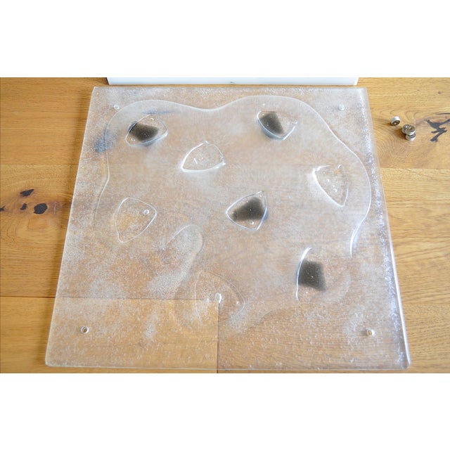 Square Murano Glass Ceiling Lamp, 1960s For Sale - Image 11 of 13