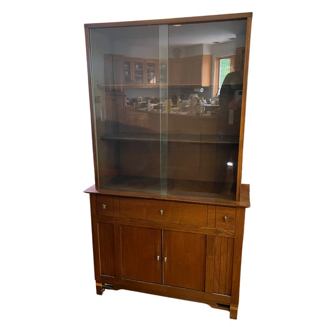 Mid 20th Century Basic Witz MidCentury Hutch Chairish
