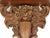 Mid 20th Century Mid 20th Century Ornate Floral Composite & Wood Display Wall Shelf For Sale - Image 5 of 8