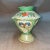 Green Antique Hand Painted Japanese Vase For Sale - Image 8 of 8