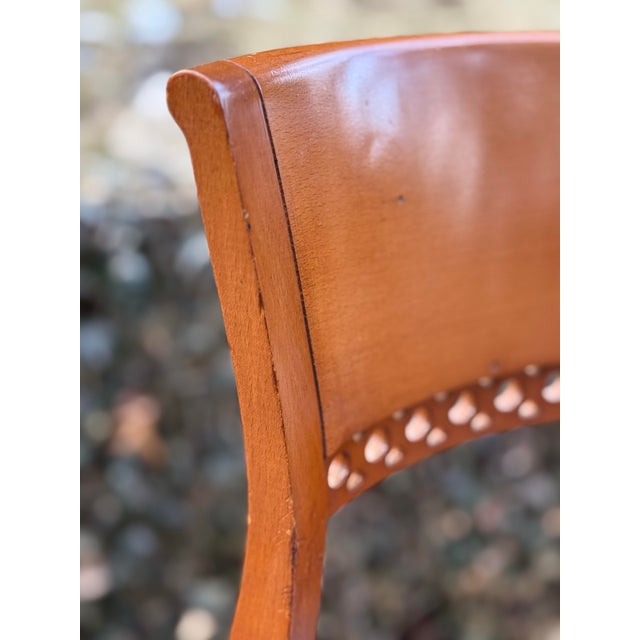 Set of 6 Biedermeier Style Barstools For Sale - Image 9 of 11