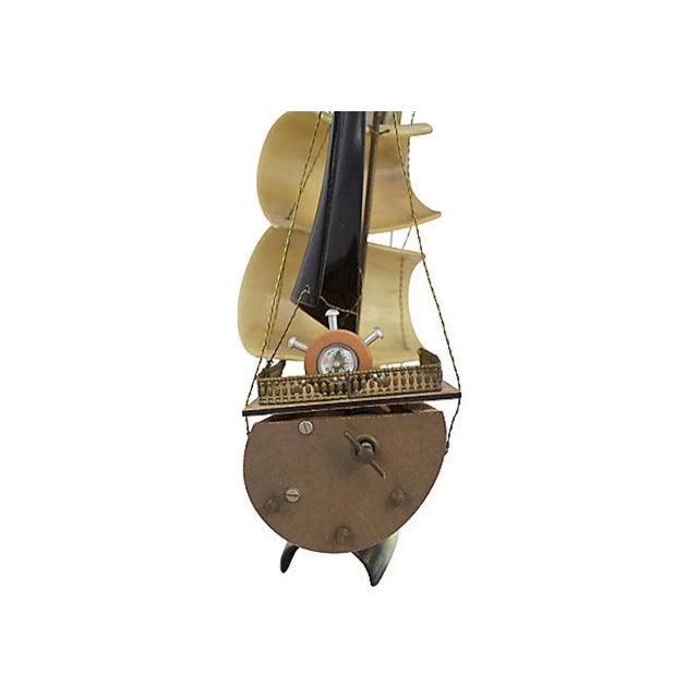 Mid 20th Century Mid-Century Italian Horn Musical Ship Model For Sale - Image 5 of 6