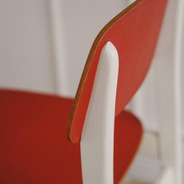 Mid-Century Modern Dining Chairs in Plywood, 1960s, Set of 4 For Sale - Image 4 of 11